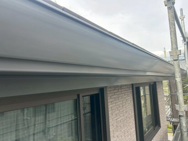 宇都宮市K様-外壁塗装-雨どい施工後