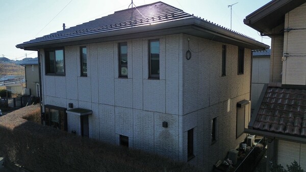 宇都宮市K様-外壁塗装-施工前全体