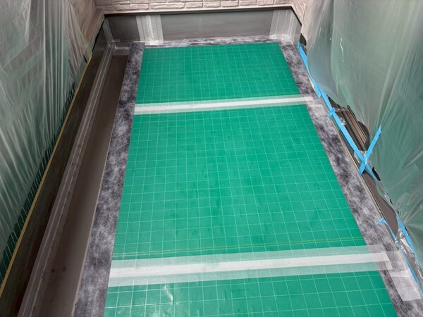 宇都宮市K様-外壁屋根塗装-ベランダ下地処理・養生