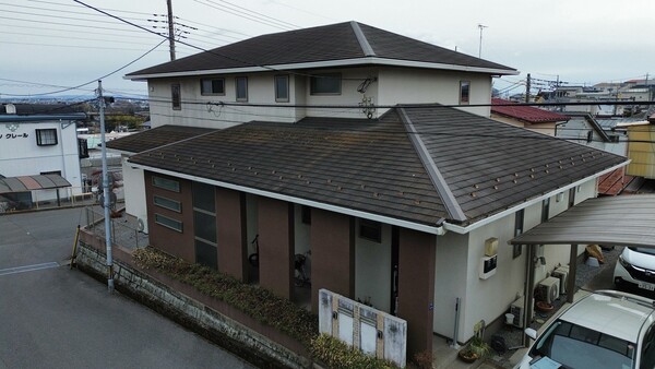宇都宮市M様-屋根外壁塗装-施工前全体