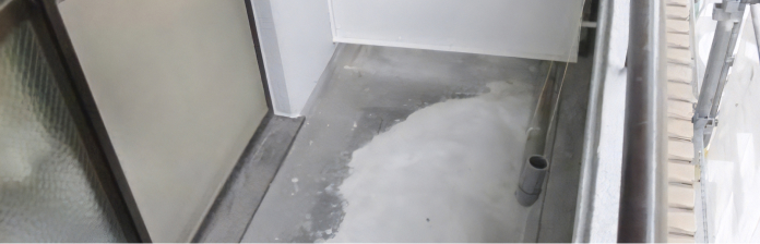 ベランダの防水工事